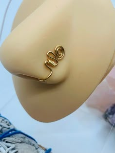 Nose Cuff Tutorial, Cool Nose Rings, Spiral Nose Ring, Spiral Goddess