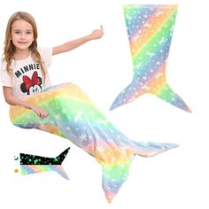 Product Introduction: Keep your little one cozy all night with our Mermaid Tail Night Light Blanket.
Fabric: Made with soft flannel material (80% polyester, 20% cotton).
Care Instruction: Machine washable, do not bleach, tumble dry low.
Key Features: * Product features: Mermaid tail design, night light function.
* Fabric characteristics: Soft, comfortable and warm.
* Piece of product: One piece.
* Style: Mermaid design.
* Fit: Suitable for toddlers.
* Length: 110cm.
* Source of goods: Directly from the manufacturer.
* Supplier: PatPat exclusive.
Additional Information: Suitable for winter, perfect for sleepovers and napping. Beautiful mermaid design adds a touch of magic to your little one's bedding. Mermaid Tail Blanket, Mermaid Design, Unicorn Pattern, Beautiful Mermaids, Blanket Soft, Mermaid Tail, Flannel Material, Sleeping Bag, Soft Flannel