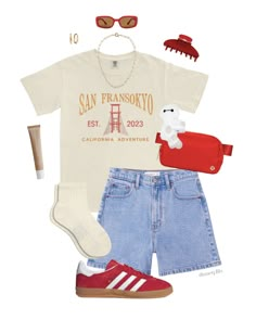 San Fransokyo Disneyland, Disneyworld outfit inspo, Big Hero Six, Disneyland outfits, California Adventure, Baymax, Cutie Cuffs Disney, Adidas, Lululemon, Summer Fridays Disneyland Outfits Character, Baymax Disney Outfit, Legoland Outfit For Women, Easy Disney Bound Outfits, Disney California Adventure Outfit, Disney Fits Aesthetic, California Adventure Outfit, Cute Disneyland Outfits, Disney Character Inspired Outfits