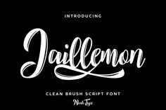 the clean brush script that is used to create this type of font, and it looks like