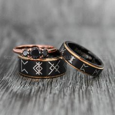 Vikings Rings, Vikings Runes Wedding Bands, Runes Wedding Rings, Couple Rings, Nordic Runes Ring, Vikings Wedding Vikings Wedding, Nordic Rings, Vikings Runes, Couple Wedding Bands, Wedding Rings Couple, Viking Rings, Viking Wedding Ring, Nordic Runes, Pagan Wedding