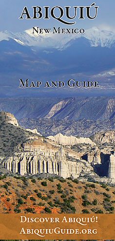 an image of the cover of a map and guide for arizona's abquitu