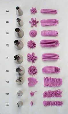 a table with different types of cookie cutters on it