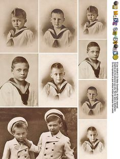 an old photo of young sailors from the early 1900's