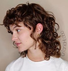 Wavy Wolf Cut, Wolf Cuts, Natural Curly Hair Cuts, Wolf Haircut