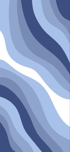 an abstract blue and white background with wavy lines in the shape of waves on top of each other