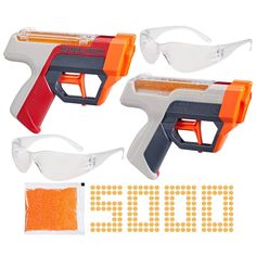 NERF Pro Gelfire Dual Wield Blasters - 2pk Forearm Armor, Great Amazon Finds, Gel Blaster, Pull The Trigger, Protective Eyewear, Games For Teens, Kids Gift Guide, Beach Shoot, 3 Shoes