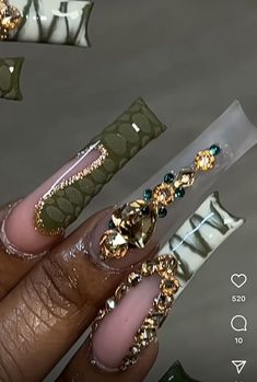 November Nail Designs, Weak Nails, Hard Nails, Vintage Nails, Long Square Acrylic Nails, Bling Acrylic Nails