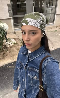 Head Wrap Outfit, Wrap Outfit, Bandana Head Wrap, Head Scarf Styles, Arabian Beauty Women, Cold Weather Outfits, Cool Fits, On The Ground, Another Day