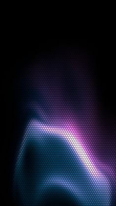 a black background with blue and pink lights in the dark, as well as an abstract pattern