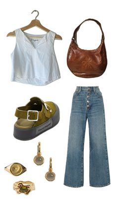 #outfit #style #fashion #outfitinspo Casual 70s Outfits Summer, Grunge Granola, Mini Short, Brunch Outfit, Alexa Chung, Outfit Style, Mode Vintage