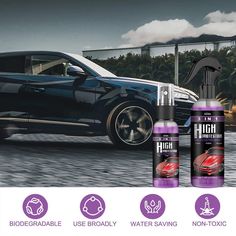 an ad for high performance car care products