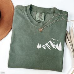 Mountain Men Comfort Colors® Shirt, Dad Gift, Hiking Shirt, Camping Shirt, Mountain Tshirt, Hiking T-Shirt, Nature Lover Gift, Campers Shirt Comfort Colors C1717 Unisex Shirt ✨ SIZE GUIDELINES ✨ - This shirt fits true to size - If you want a comfortably fitted look, I recommend sticking with your regular t-shirt size - If you want a slightly oversized fit, I recommend sizing up one size - If you want a true oversized fit, I recommend sizing up two to three sizes ✨ You can contact me for more col Nature Tshirt Design, Natural Fitness, Mountain Men, Frock And Frill, Camper Shirt, Hiking Tshirt, Mountain Tshirt, Mountain Shirt, Hiking Shirt