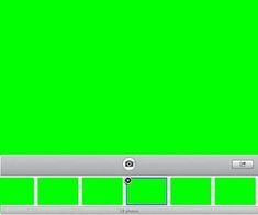 an image of a computer screen with the green screen in the bottom right hand corner