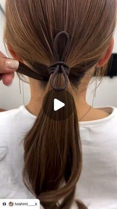 10 Chic Bun Hairstyles You’ll Love This Season Ponytail Wrapped With Hair How To, Wrapped Ponytail Tutorial, Cute Ponytail Ideas, Cute Ponytail Styles, Ponytail Haircut, Ponytail Hack, Cute Ponytail Hairstyles, Ponytail Hairstyles Tutorial, Ponytail Hairstyles Easy