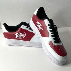 Dr Pepper Sneakers New Shoes Size Mens 9.5 / Womens 11 (Pepper Perks Reward) Dr Pepper Phone Case, Dr Pepper, Mens Casual Shoes, New Shoes, Casual Shoes, Men's Shoes, Shoe Accessories, Sweatpants, Mens Accessories