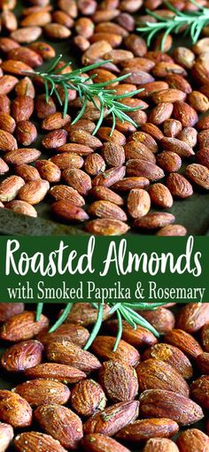 roasted almonds with smoked paprika and rosemary