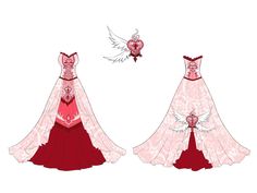 the dress is designed to look like an angel