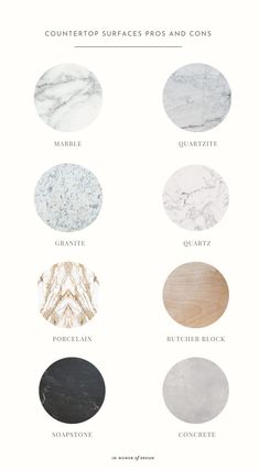 the different types of marbles that are available in each color and size, including white