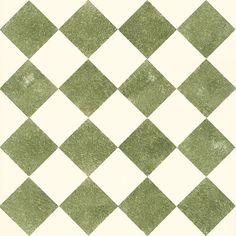 a green and white checkerboard pattern is shown