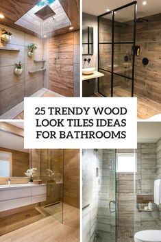 the 25 trendy wood look tiles ideas for bathrooms cover is featured in this article