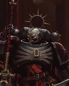 40k Chaplain, Space Marine Chaplain, Grey Knights, Futuristic Armour, Adeptus Astartes