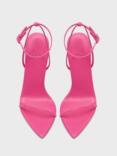 ANDX Sandal - Hot Pink – Femme LA Pink Sandals, Footwear Collection, Toe Designs, Caicos Islands, Equatorial Guinea, Pitcairn Islands, Classic Elegance, Turks And Caicos Islands, Lace Boots