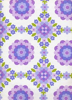 an image of a flower pattern on fabric