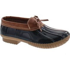 Axny Dylan-10 Women's Two Tone Bow Accents Slip-On Rain Loafer Flat Duck Shoes Size: 9 B(M) US.  Color: Blue.  Gender: female.  Age Group: adult. Casual Summer Flats, Duck Shoes, Chelsea Rain Boots, Canvas Shoes Women, Winter Snow Boots, Snow Boots Women, Casual Loafers, Wedge Sneakers, Casual Lace