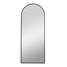 an arch shaped mirror on a white background