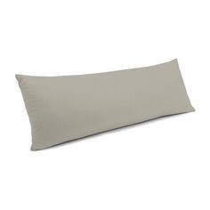 an image of a pillow that is made out of linen and has a white background