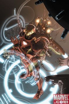 the cover to iron man 1