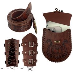 PRICES MAY VARY. Renaissance Accessories Set:Ren faire accessories is available in 4 color styles.The costume men including 1 medieval belt, 1 renaissance belt pouch, 1 leather bracers.The women 1 renaissance belt, 1 renaissance belt pouch, 1 potion bottles with cork. Medieval Belt Bag Designs:Our renaissance belt is a work of art,full of a strong medieval atmosphere.The renaissance embossed belt pouch is O-ring design to the leather craftsmanship, with a variety of retro clothing,suitable for R Ren Faire Accessories, Medieval Belt, Leather Bracers, Potion Bottles, Bag Designs, Halloween Costume Accessories, Retro Clothing, Belt Pouch, Accessories Set