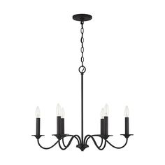 Capital Lighting Vincent 6-Light Chandelier Metal Room, Capital Lighting Fixture, 6 Light Chandelier, Foyer Entryway, Kitchen Black, Capital Lighting, Candle Chandelier, Black Bar, Traditional Lighting