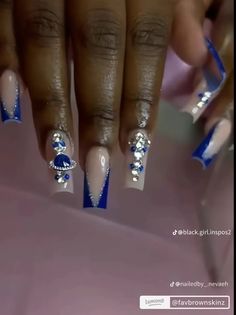 Girly Acrylic, Tapered Square, Baddie Nails, Colored Acrylic, Stiletto Nails Designs