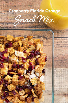 Try our Cranberry Florida Orange Snack Mix for the perfect afternoon snack your whole family will enjoy! A great grab-and-go option for those busy days with after-school activities, our snack mix is made with the great taste of Florida Orange Juice and packs flavor with no added sugar. Florida Orange Juice, Soup Appetizers, Nutritional Snacks, Sport Nutrition, Snack Dip, Chex Mix, Appetizer Dips