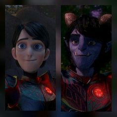 two different pictures of the same character