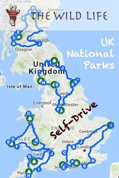 a map showing the locations of britain, scotland and other parts of the united kingdom