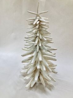 Genuine Starfish Finger Tabletop Tree - Mellow Monkey Beachy Christmas Tree, Plaid Christmas Trees, Christmas Cabin, Beachy Christmas, Tree Themes, Plaid Christmas Tree, Single Tree, Holiday Toys, Sea Star