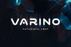 the text varino is surrounded by geometric shapes