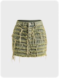 Plain Y2K Tight Denim Skirt | kollyy Tassel Shorts, Denim Street Style, Stretch Denim Skirt, Rok Mini, Womens Denim Skirts, Y2k Skirt, A Line Mini Skirt, Jeans Rock, 가을 패션