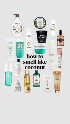 Coconut Skin Care, Healthy Hair Routine, Coconut Scent, Bath N Body Works