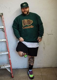 Plus Size Men Outfits, Plus Size Man Fashion, Big Man Style, Chubby Men Fashion, Outfits For Big Men, Mens Plus Size Fashion, Action Bronson, Plus Size Mens Fashion, Balance Tattoo