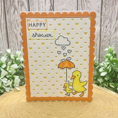 Yellow Chicks Handmade Baby Shower Card Baby Shower Cards Handmade, Baby Shower Greeting Cards, Shower Cards, Baby Shower Card, Mom Cards, Handmade Kids, Baby Shower Cards, Blank White, Hand Written