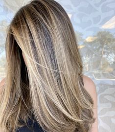 Light Hair On Top Dark On Bottom Brown, Should Length Hairstyle Women, Shoulder Haircuts For Women Straight, Dark Hair To Light Balayage, Natural Light Blonde Highlights, Bronze And Blonde Highlights, Bayalage Blonde Ash, Long Hairstyles With Long Layers, Hilights On Brunettes