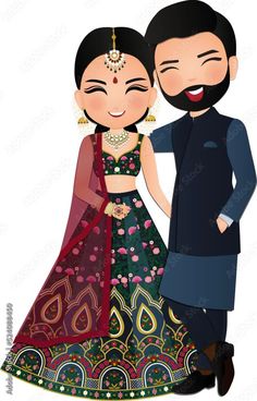 Bride And Groom Images, Babies Pics, Dress Cartoon, Wedding Card Design Indian, Wedding Vector Art