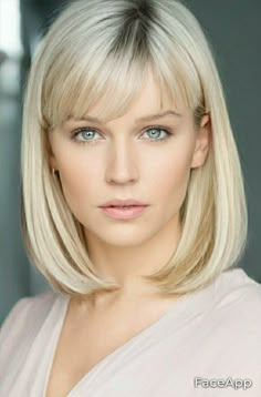 Bob Lung, Sandra Smith, Medium Hair Styles For Women, Blonde Bob Hairstyles, Blonde Haircuts, Grey Hair Styles For Women