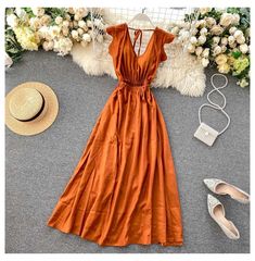 Weekend Work, Female Dress, Stylish Clothes For Women, Update Your Wardrobe, Flutter Sleeve Dress, Unique Clothing, Casual Fall Outfits, Sleeveless Maxi Dress, Unique Outfits