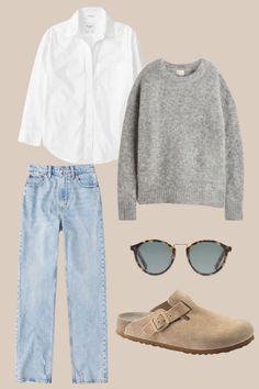 Australian Winter, T Shirt Outfits, Look Adidas, Estilo Indie, Preppy Sweater, Skandinavian Fashion, Sweater Outfit, Trendy Fall