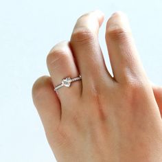 Sterling Silver Heart Ring Heart Shaped Simulated Diamond | Etsy Heart Ring With Vs Clarity Cubic Zirconia For Promise, Promise Heart Ring With Vs Clarity Cubic Zirconia, Pear-shaped Promise Rings For Valentine's Day, Hypoallergenic Cubic Zirconia Wedding Rings, Dainty Heart Cut Stackable Promise Rings, Dainty Heart Cut Diamond Promise Ring, Dainty White Gold Heart Promise Ring, Delicate White Gold Heart Promise Ring, Delicate White Gold Heart Ring